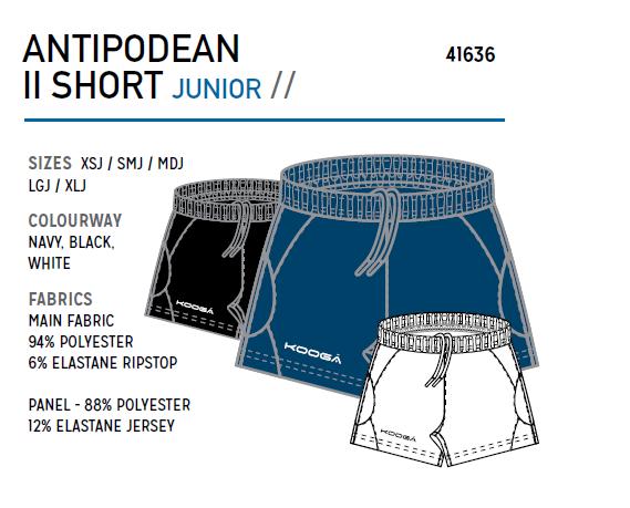 Kooga Junior Antipodean II Shorts - Click Image to Close